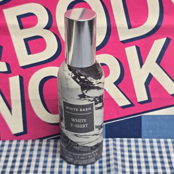 BBW White T-Shirt Home Fragrance Room Spray White Barn - Picture 1 of 1